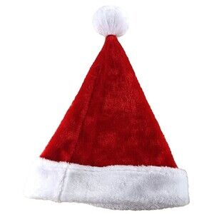 Adult 18" Large Santa Claus Christmas Hat Faux Fur by Hobby Lobby CB5